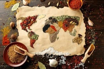 Spice map of the World