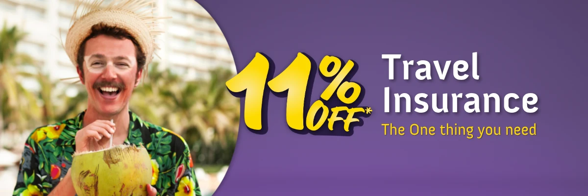 Travel insurance discount offer