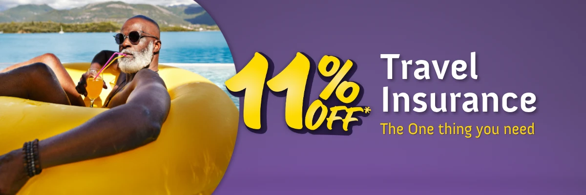Travel insurance discount offer