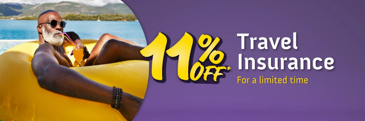 Travel insurance discount offer