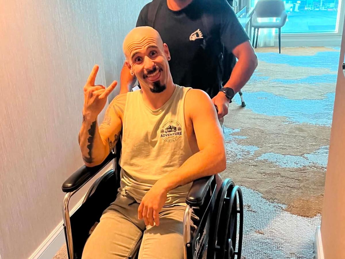 Aleix Diaz in hospital