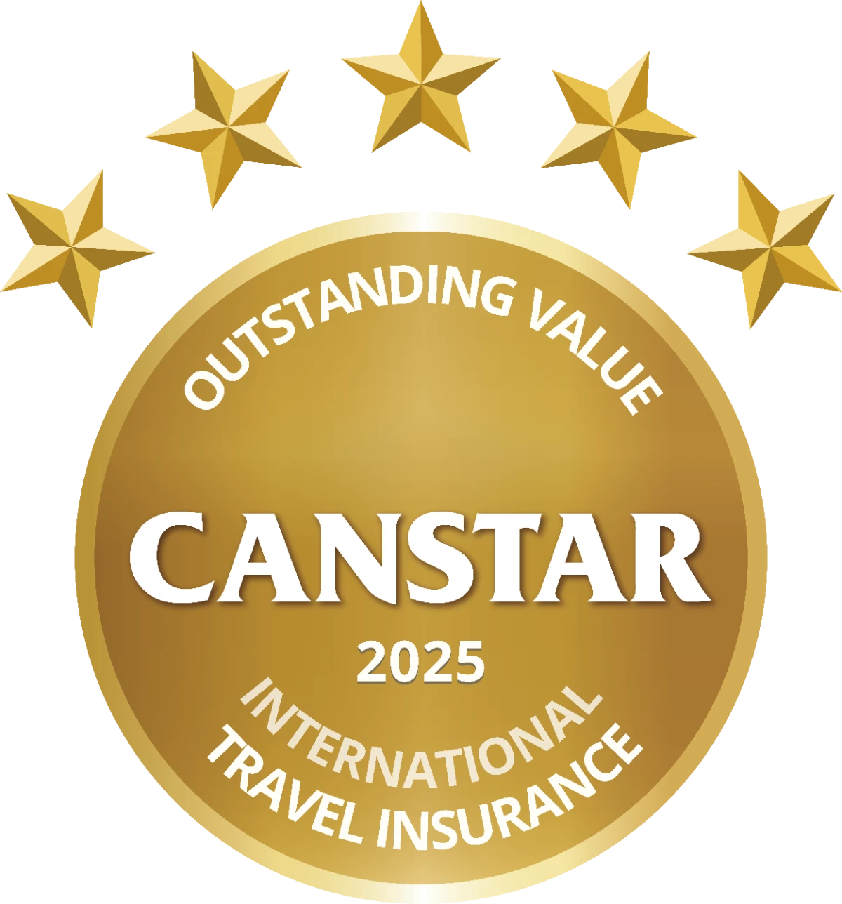2025 Canstar International Travel Insurance Award