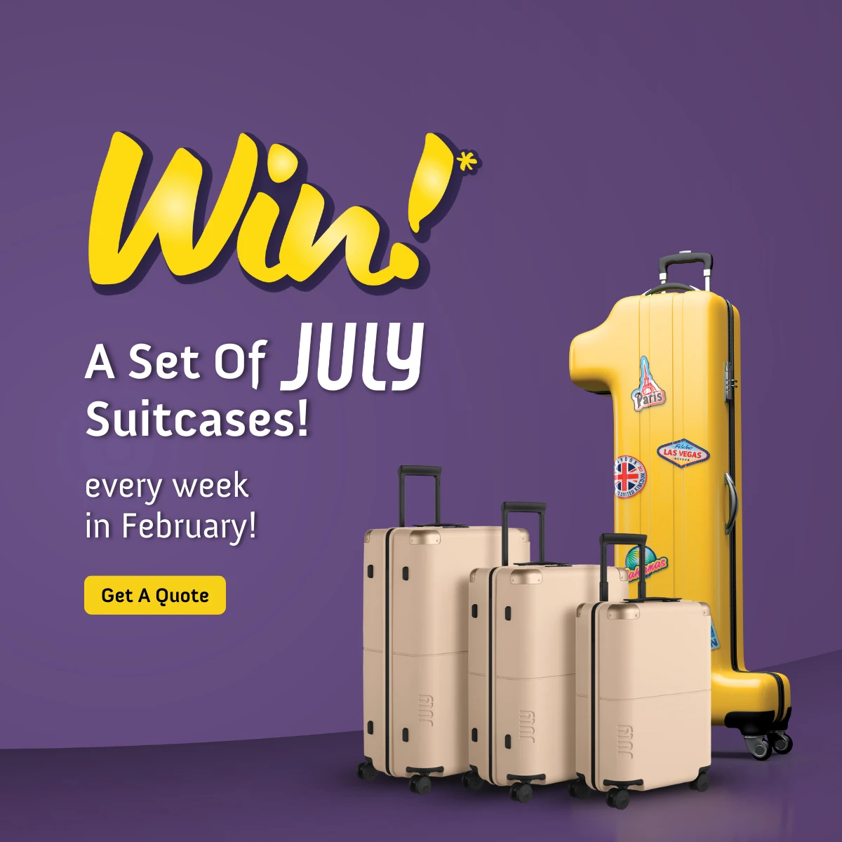 July Suitcases Summer Giveaway