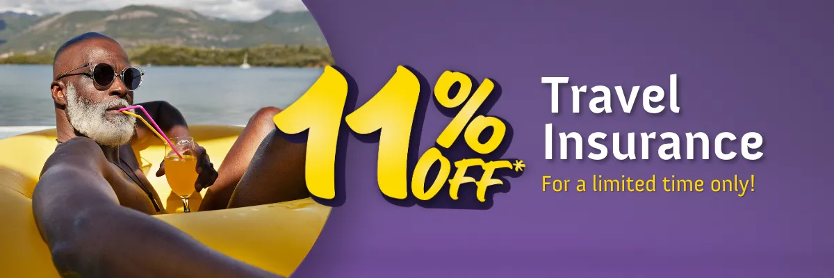 Travel insurance discount offer