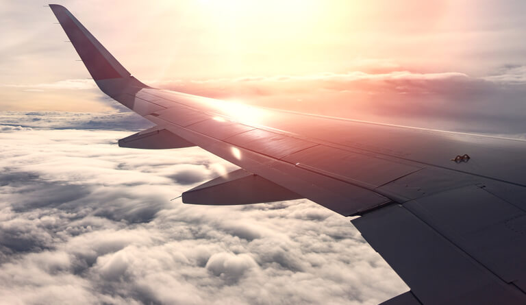 wing of airplane